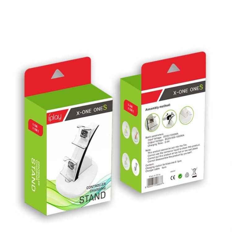 IPLAY LED Micro Dual Controller Holder Charger 2 LED Micro USB Handle Fast Charging Dock Station Stand Charger for PS4 Controller