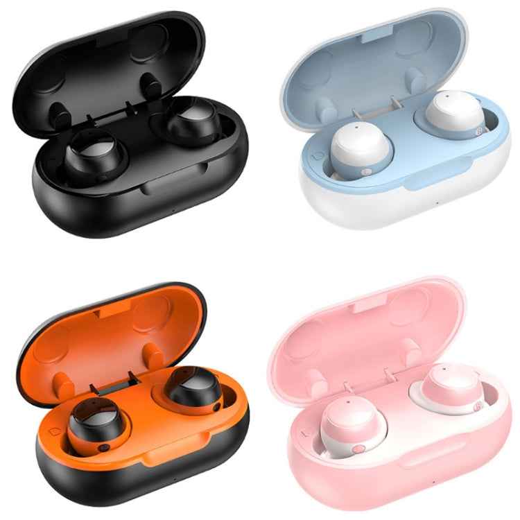 TWS-22 Bluetooth 5.0 In-Ear Sports Waterproof Noise Cancelling Touch Control Mini Headphones