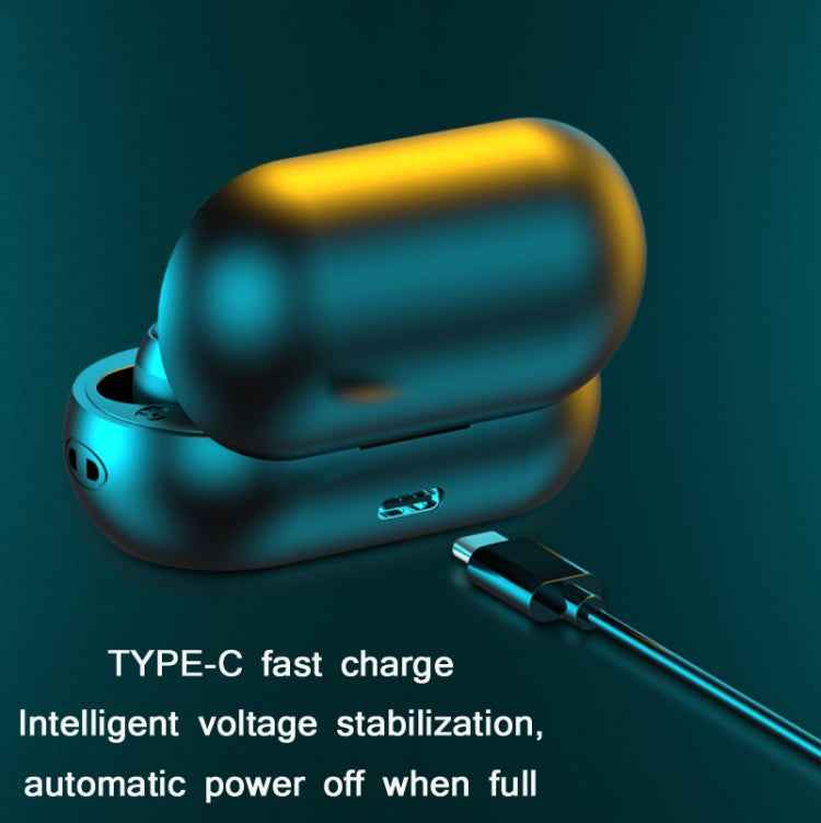 TWS-22 Bluetooth 5.0 In-Ear Sports Waterproof Noise Cancelling Touch Control Mini Headphones