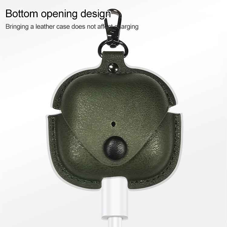 PU Leather Protective Case with Metal Buckle for AirPods 3