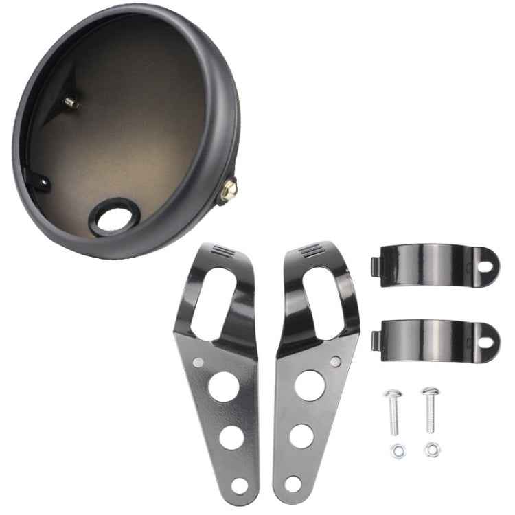 Motorcycle Headlights Rear Shell 7 Inch Front Headlight Modified Protection Lamp Housing