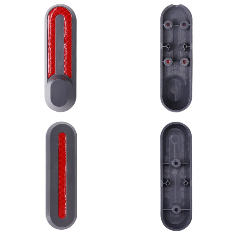 1 Set Electric Scooter Wheel Four-way Side Decorative Cover With Reflective Strips For Xiaomi Mijia 1S Pro, Black, White