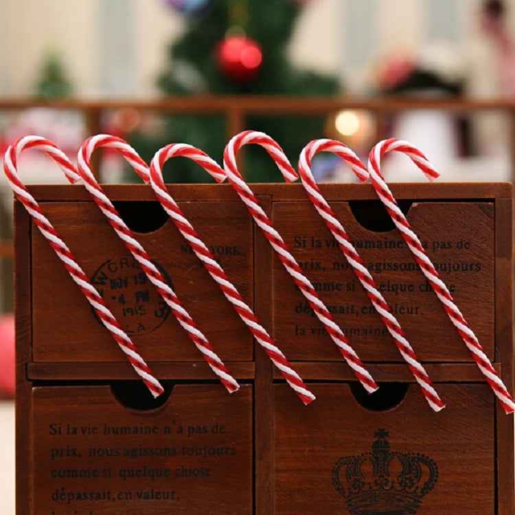 6 PCS / Pack Christmas Decorations Christmas Candy Cane Christmas Tree Ornaments