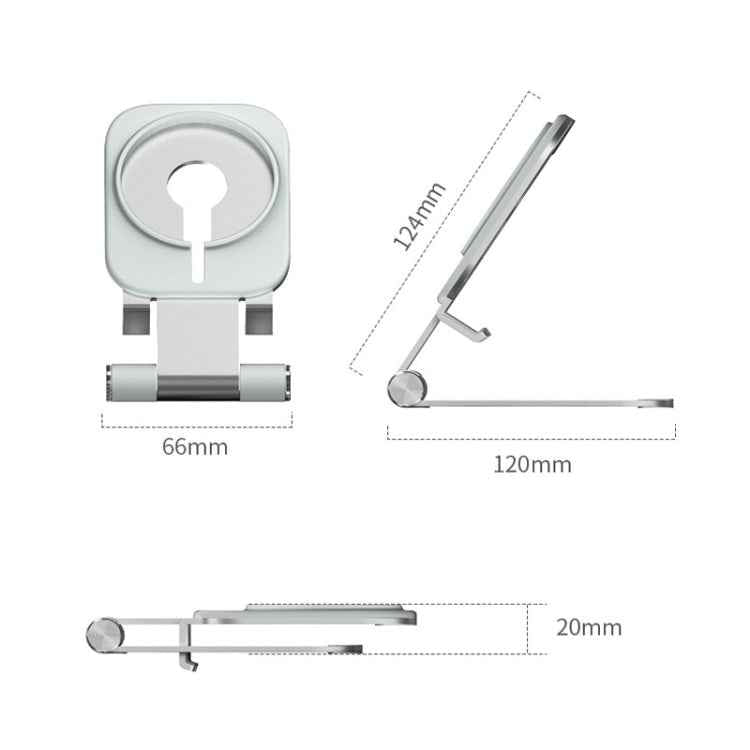 Magsafe Wireless Charging Stand Aluminum Alloy Folding Desktop Live Bracket