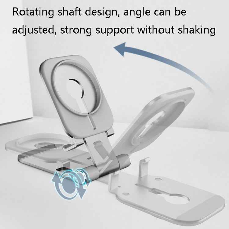 Magsafe Wireless Charging Stand Aluminum Alloy Folding Desktop Live Bracket