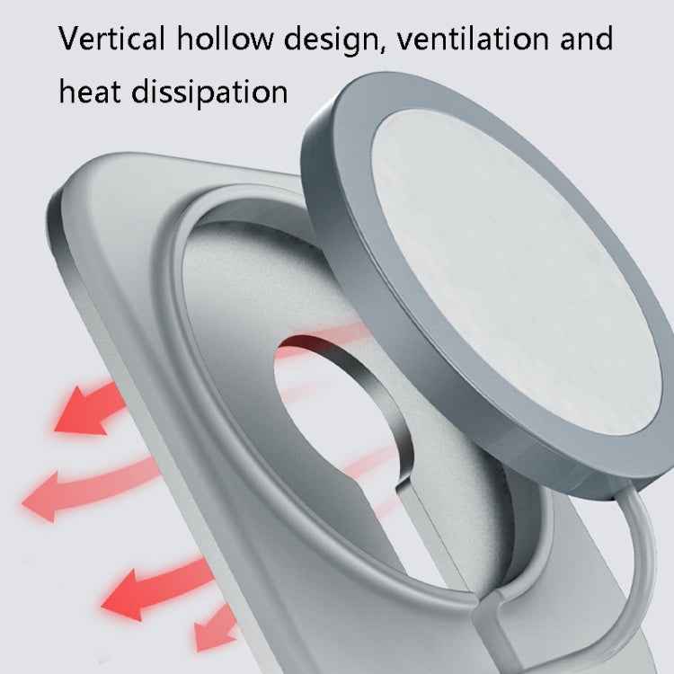 Magsafe Wireless Charging Stand Aluminum Alloy Folding Desktop Live Bracket