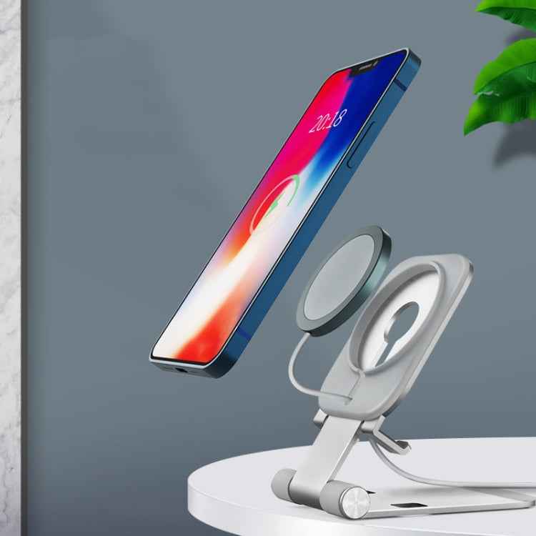 Magsafe Wireless Charging Stand Aluminum Alloy Folding Desktop Live Bracket