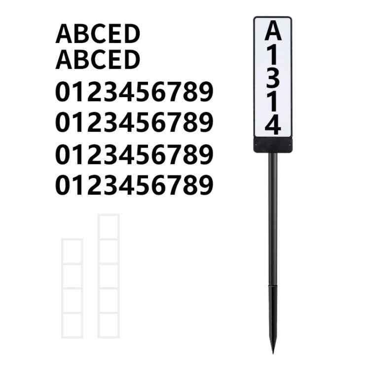 TS-G6704 Solar Dual-Color Temperature Ground Plug House Number Lawn Light