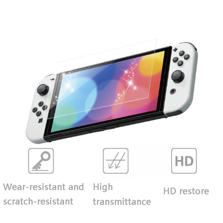 KJH NS-062 Game Consoles Anti-Fingerprint Screen Protective Film For Nintendo Switch OLED
