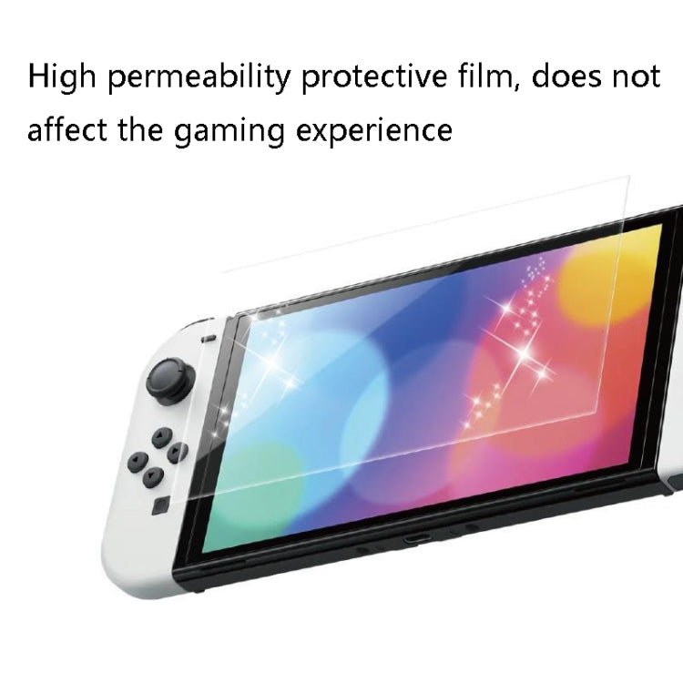 KJH NS-062 Game Consoles Anti-Fingerprint Screen Protective Film For Nintendo Switch OLED