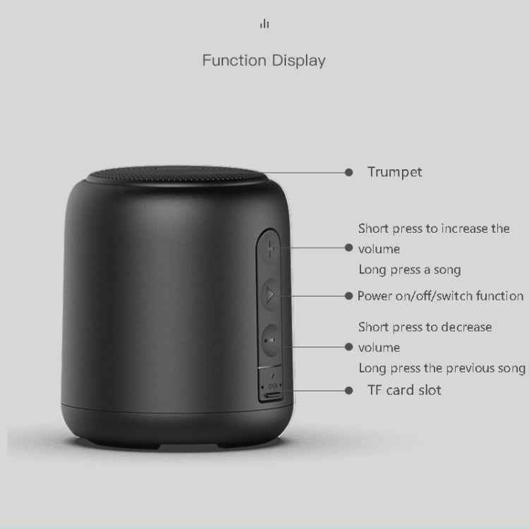 F9 TWS Mini Portable Bluetooth Speaker Support TF Card