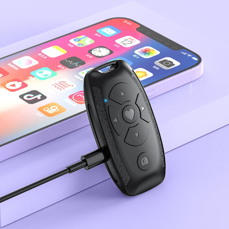 S86 Car Key Shape Multifunctional Bluetooth Selfie Video Remote Control