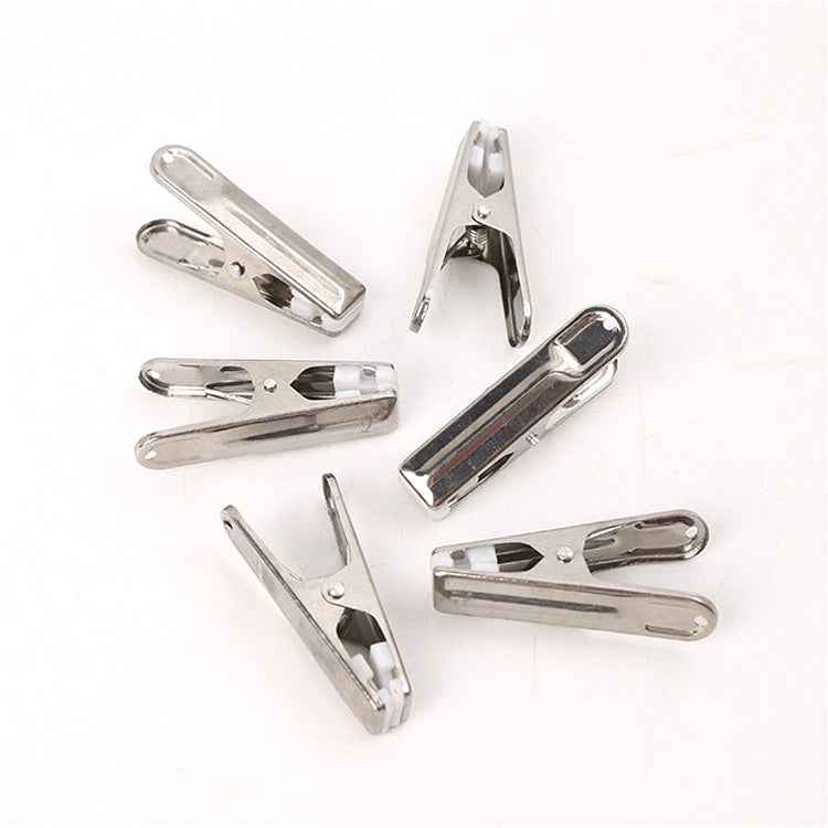 20 PCS Multifunctional Stainless Steel Laundry Folder Peg Clothes Storage Clip