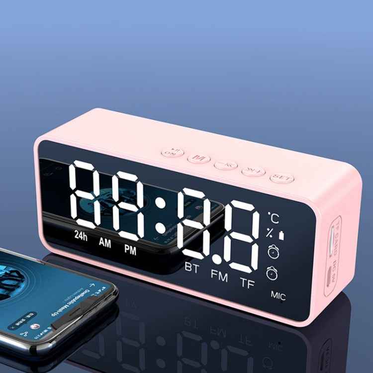 ZXL-G50 Mini Mirror Alarm Bluetooth Speaker Support TF Card