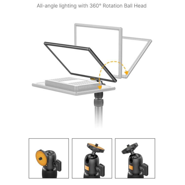 Vijim LS02 Live Desktop Extension Arm Light Stand For Ring Light DSLR Camera