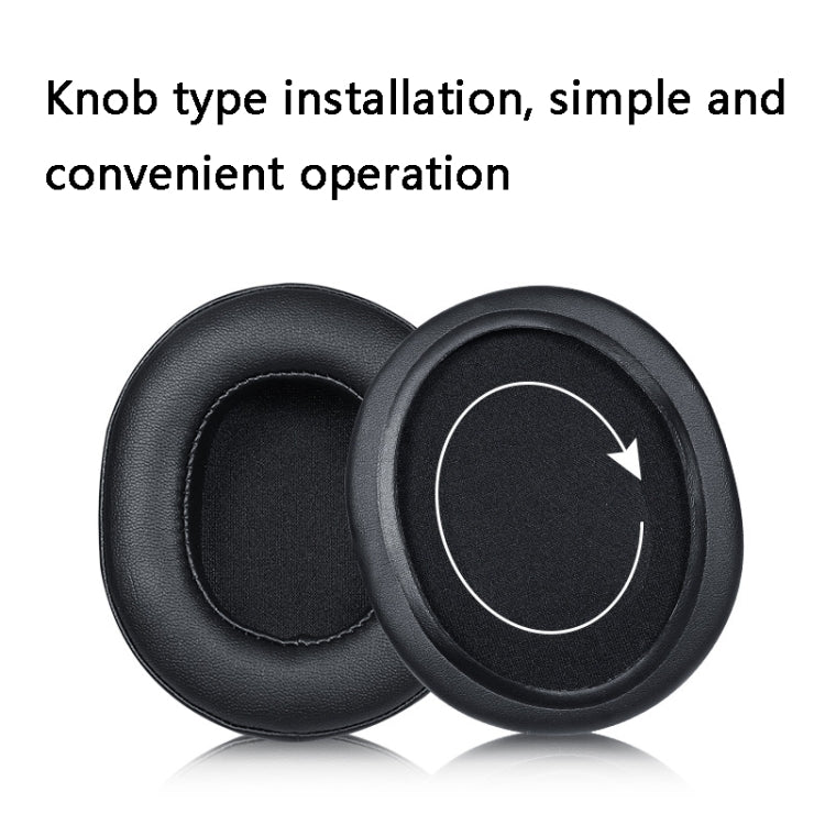 2 PCS Headset Sponge Earmuffs for iGene K5, Black, White, Red
