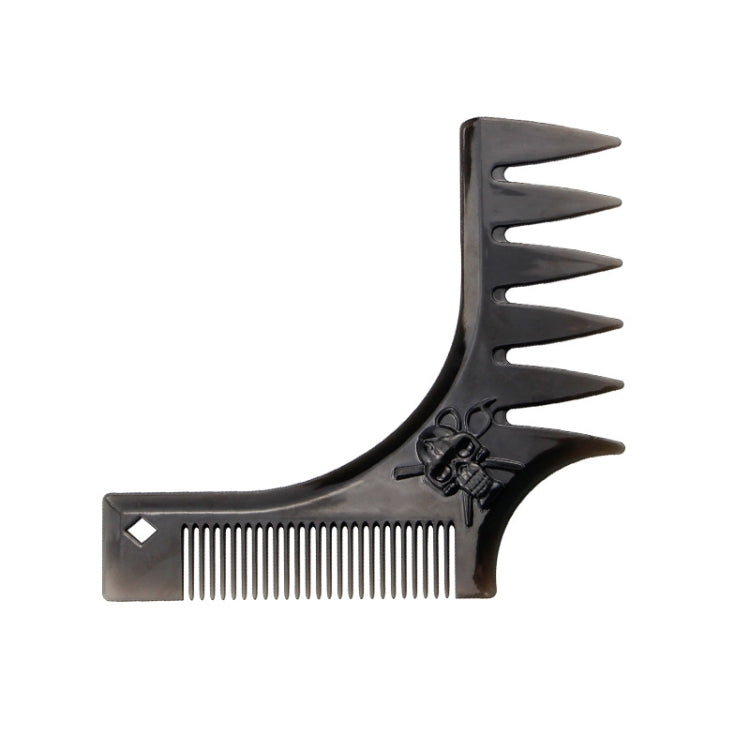 Beard Template Right-Angle Comb Men Retro Back Hair Comb, NO.6, NO.7, NO.12, NO.13, NO.14