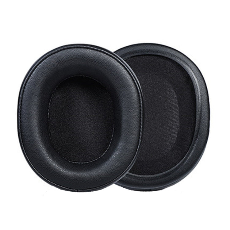 2 PCS Headset Protein Leather Earmuffs for Audio-Technica ATH-WS660BT, Black, Black+Red, Gray+Blue