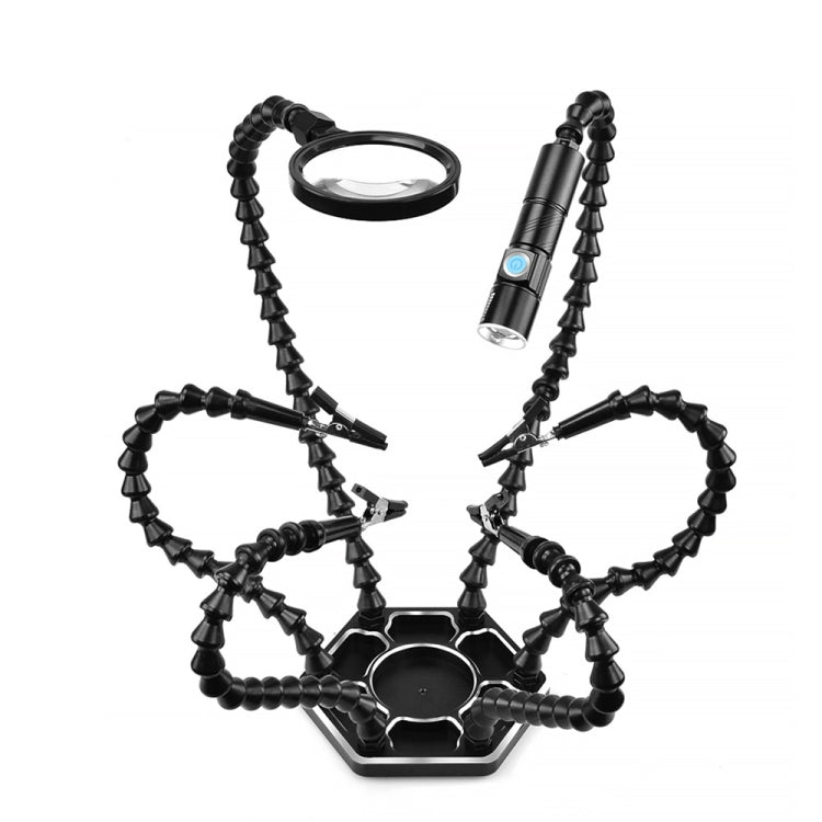 Six-Jaw Aluminum Alloy Soldering Station Repair Workbench