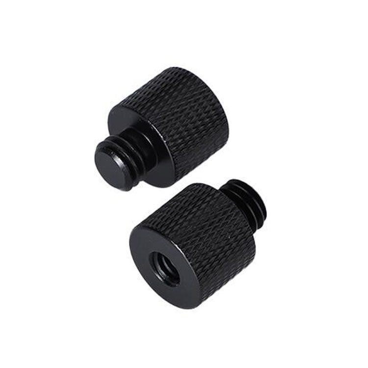 10 PCS Screw Adapter, 3/8 Female to 1/4 Male Screw(Black), 3/8 Female to 1/4 Male Screw(Blue), 3/8 Female to 1/4 Male Screw(Red), 1/4 Female to 3/8 Male Screw (Black), 1/4 Female to 3/8 Male Screw (Blue), 1/4 Female to 3/8 Male Screw (Red)