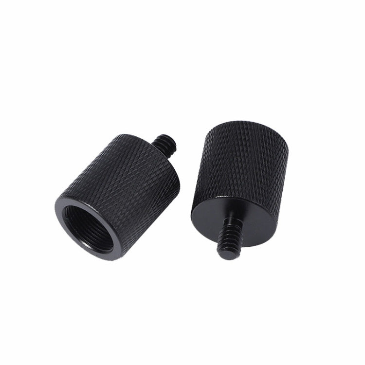 2 PCS Microphone Adapter Screw, F1 5/8-27 Female to 1/4 Male Screw, F10 5/8-27 Female to 3/8 Male Screw