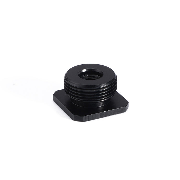 2 PCS Aluminum Hot Shoe Single Nut Screw, 5/8 Male to 1/4 Female Adapter, 5/8 Male to M6 Female Adapter