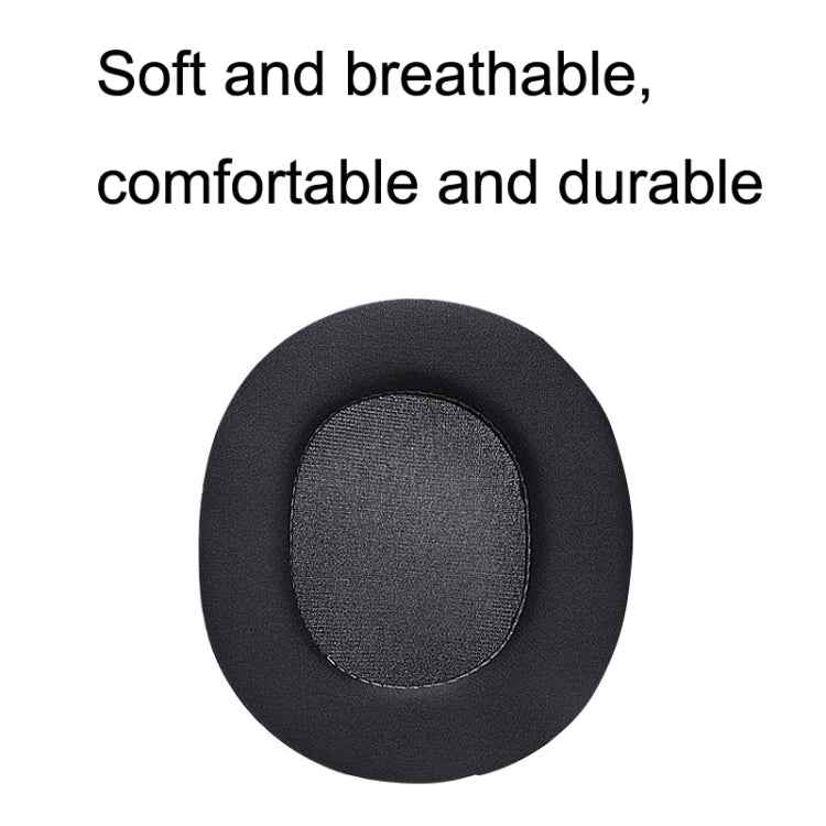 2pcs Sponge Headset Pad for Steelseries Arctis Pro / Arctis 3 / 5 / 7(Black Grey Leather)