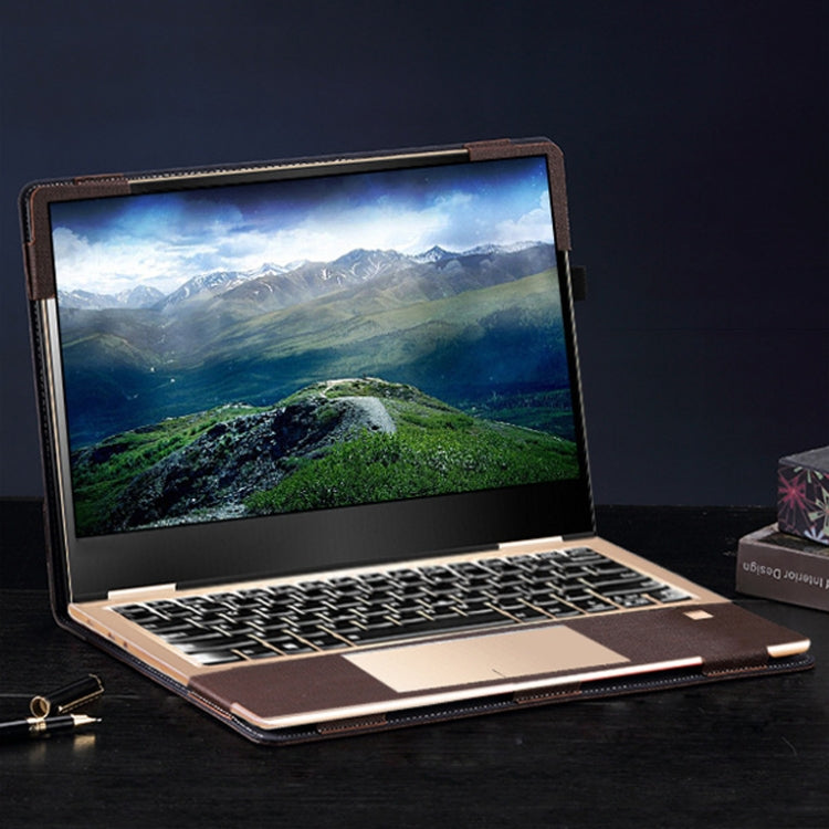 Laptop PU Leather Protective Case, For Lenovo Yoga 720-13, For Lenovo Yoga 730-13, For Lenovo Yoga 720-15