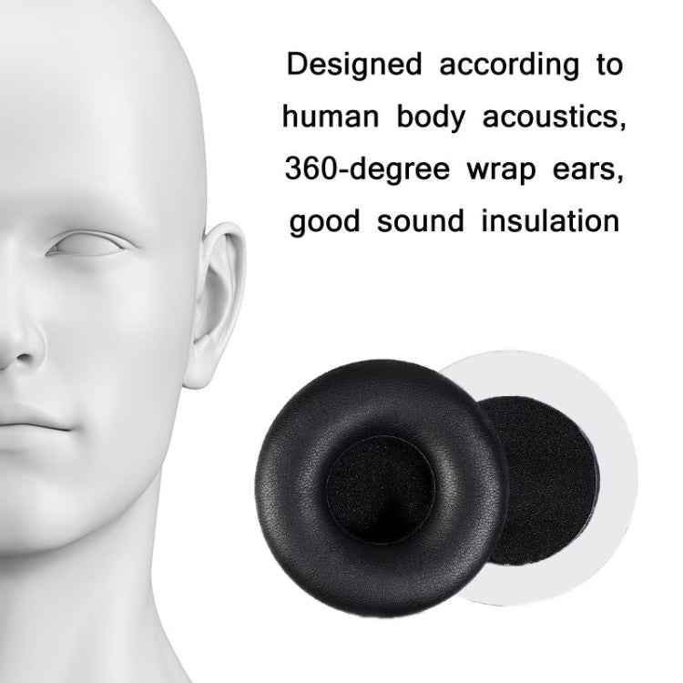 2pcs Protein Skin Sponge Earphone Cover For Beyerdynamic T51P/T50P/T51I