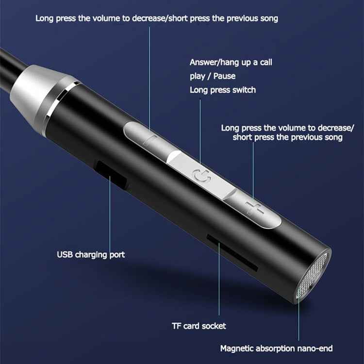 BT-63 Wireless Bluetooth Neck-mounted Magnetic Headphone