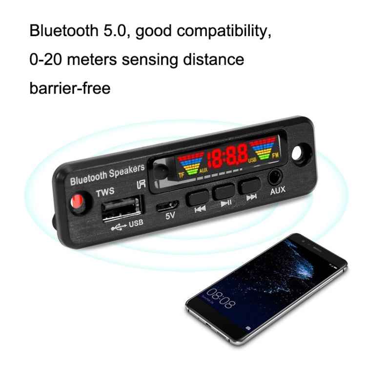 2 PCS TWS Wireless Bluetooth MP3 Decoder Board, 2 PCS TWS Wireless Bluetooth