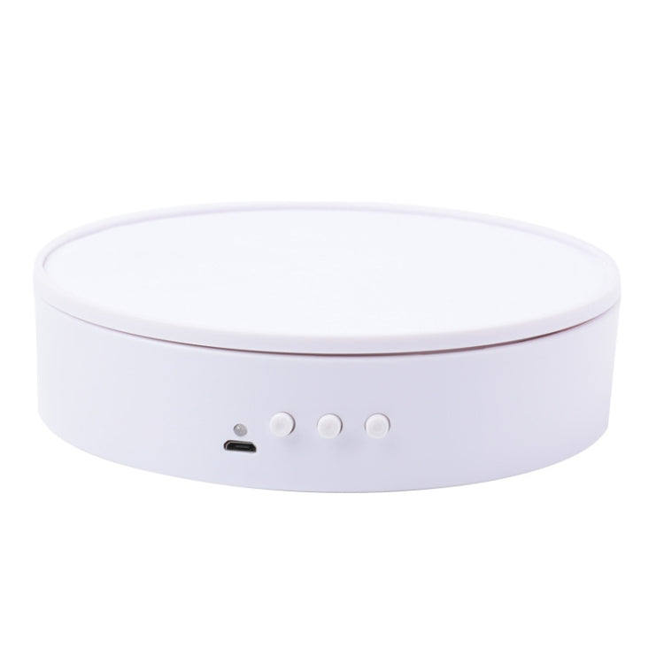 15cm Adjustable Speed Rotating Display Stand Props Turntable, White Mirror, Black Mirror, White Velvet, Black Velvet