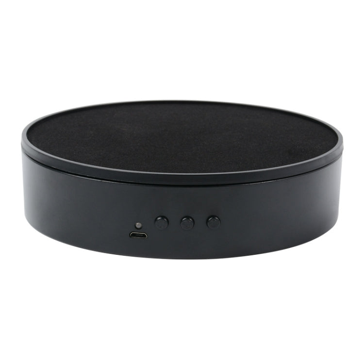 15cm Adjustable Speed Rotating Display Stand Props Turntable, White Mirror, Black Mirror, White Velvet, Black Velvet