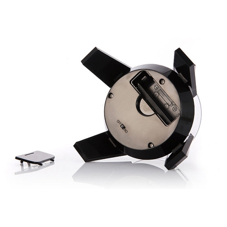 High-Footed UFO Solar 9cm 360 Rotating Display Stand Props Turntable, Gold Blue Light, Silver Blue Light, Black Blue Light, White Blue Light