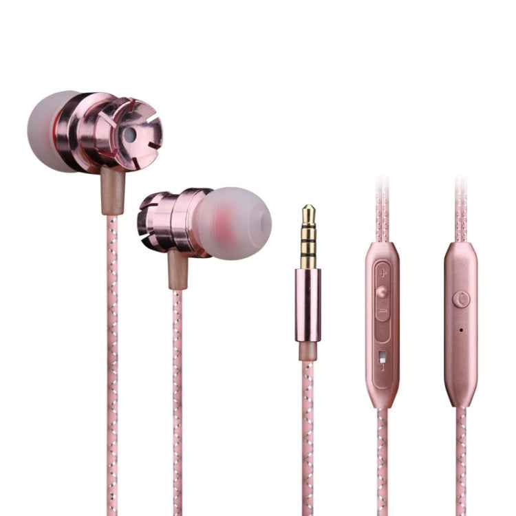 2 PCS EN500 3.5mm Plug Snake Pattern In-Ear Phone Earphone