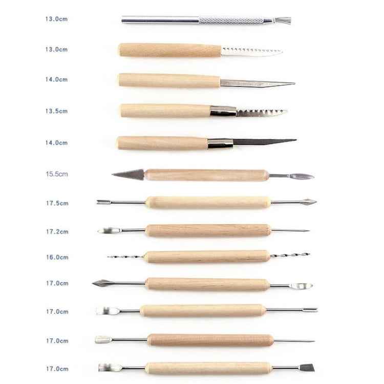 43 In 1 Clay Tool Combination Set with Storage Bag