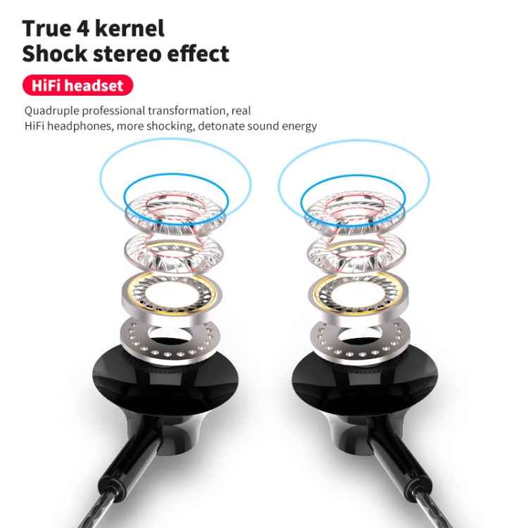 TS5000 3.5mm Metal Subwoofer Wired Earphone