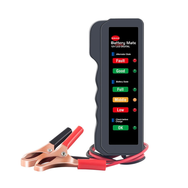 12V Automotive Battery Tester Fault Diagnosis Instrument, Clip