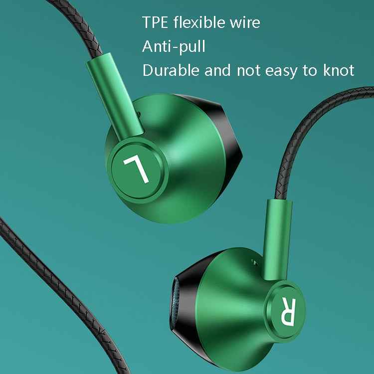TS6800 3.5mm Metal Elbow Noise Cancelling Wired Game Earphone