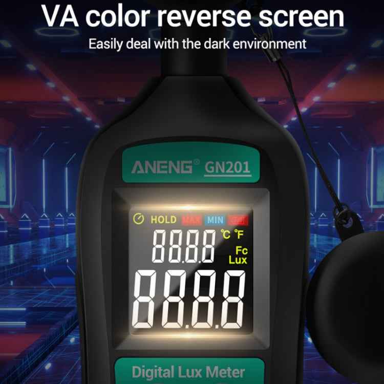 ANENG GN-201 High Precision Handheld Light Meter