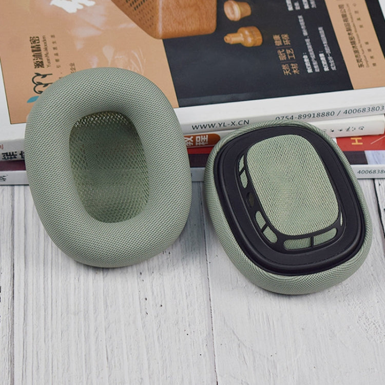 2 PCS Foam Earpads Earmuffs For AirPods Max, Protein Skin Light Gray, Protein Skin Blue, Protein Skin Pink, Protein Skin Green, Mesh Deep Gray, Mesh Light Gray, Mesh Pink
