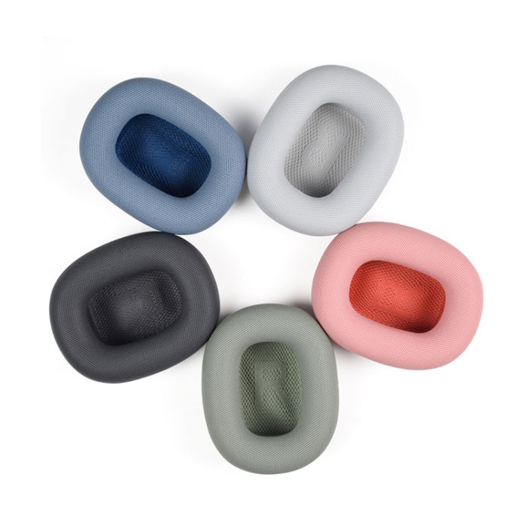 2 PCS Foam Earpads Earmuffs For AirPods Max, Protein Skin Light Gray, Protein Skin Blue, Protein Skin Pink, Protein Skin Green, Mesh Deep Gray, Mesh Light Gray, Mesh Pink