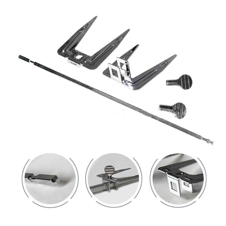 Stainless Steel Roast Chicken Skewer Cook Oven BBQ Grilled Fork