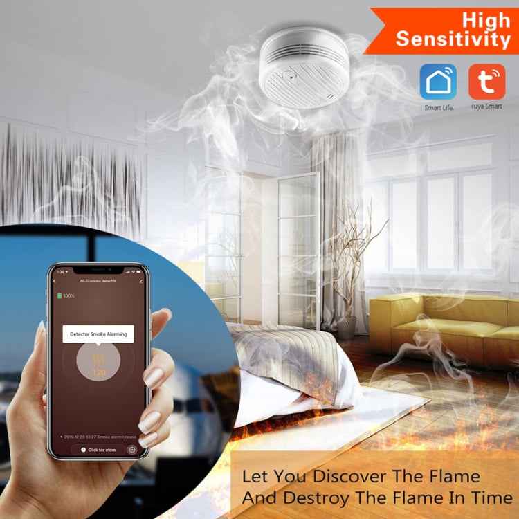 TY-SMK-07 Smart Home WiFi Smoke Detector
