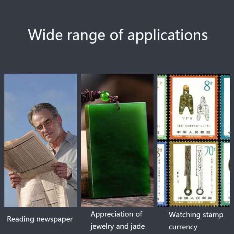 9881 30-60X Pull-Out LED Light Banknote Inspection Lamp with Lanyard