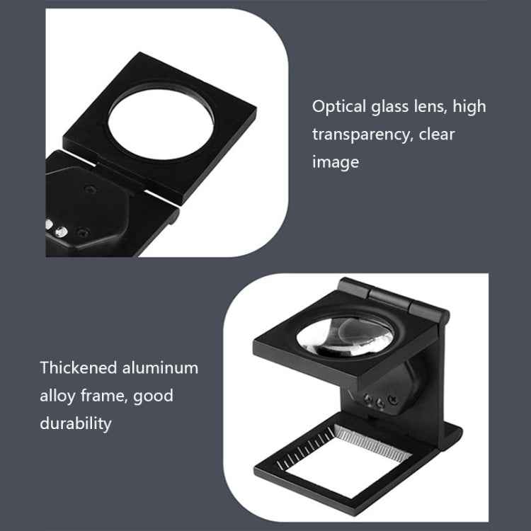 9005B 10X Dual LED Light Folding Magnifier