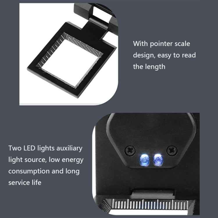 9005B 10X Dual LED Light Folding Magnifier