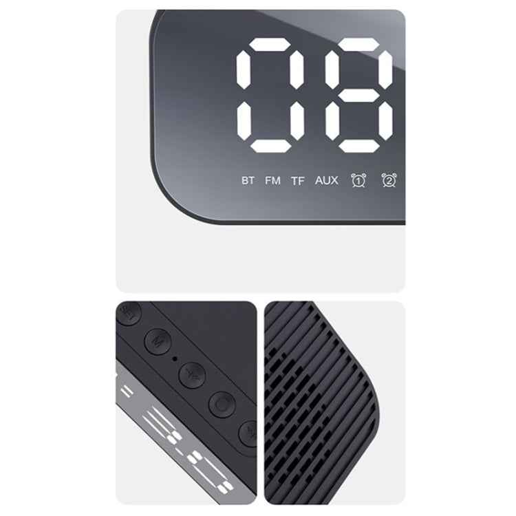Havit M3 Subwoofer Mini Mirror Clock Bluetooth Speaker, Spsc: