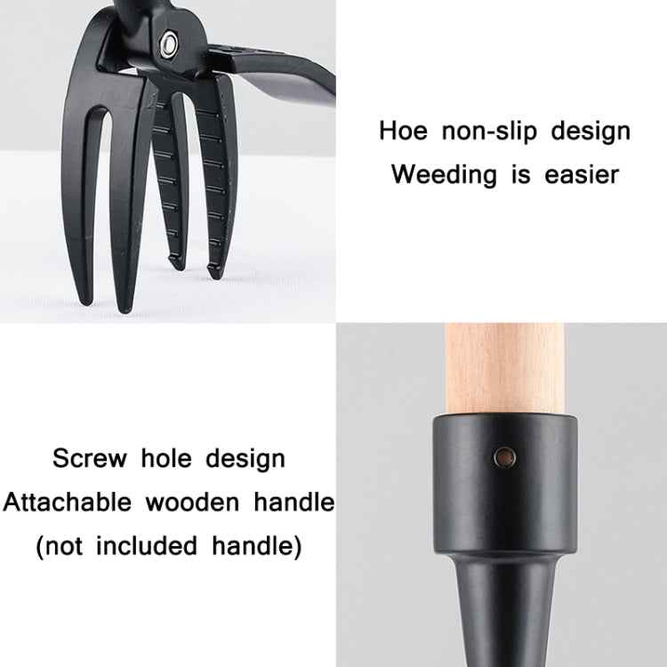 Manual Vertical Foot Weeding Tool With Barbs