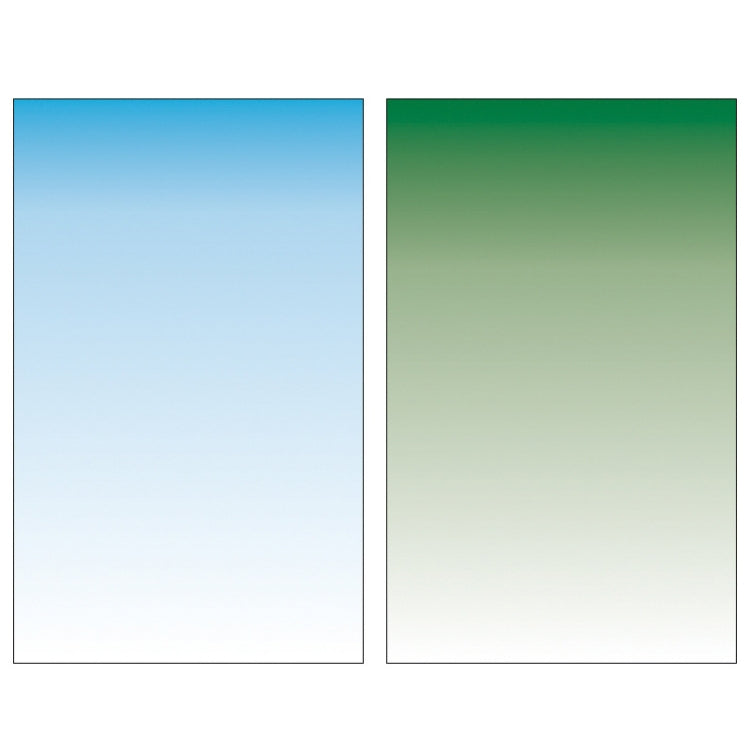 54 x 83cm Gradient Morandi Double-sided Film Photo Props Background Paper, Red / Gold Brown, Blue /Green, Deep Gray / Light Gray